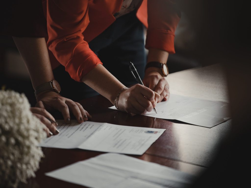 Signing a will